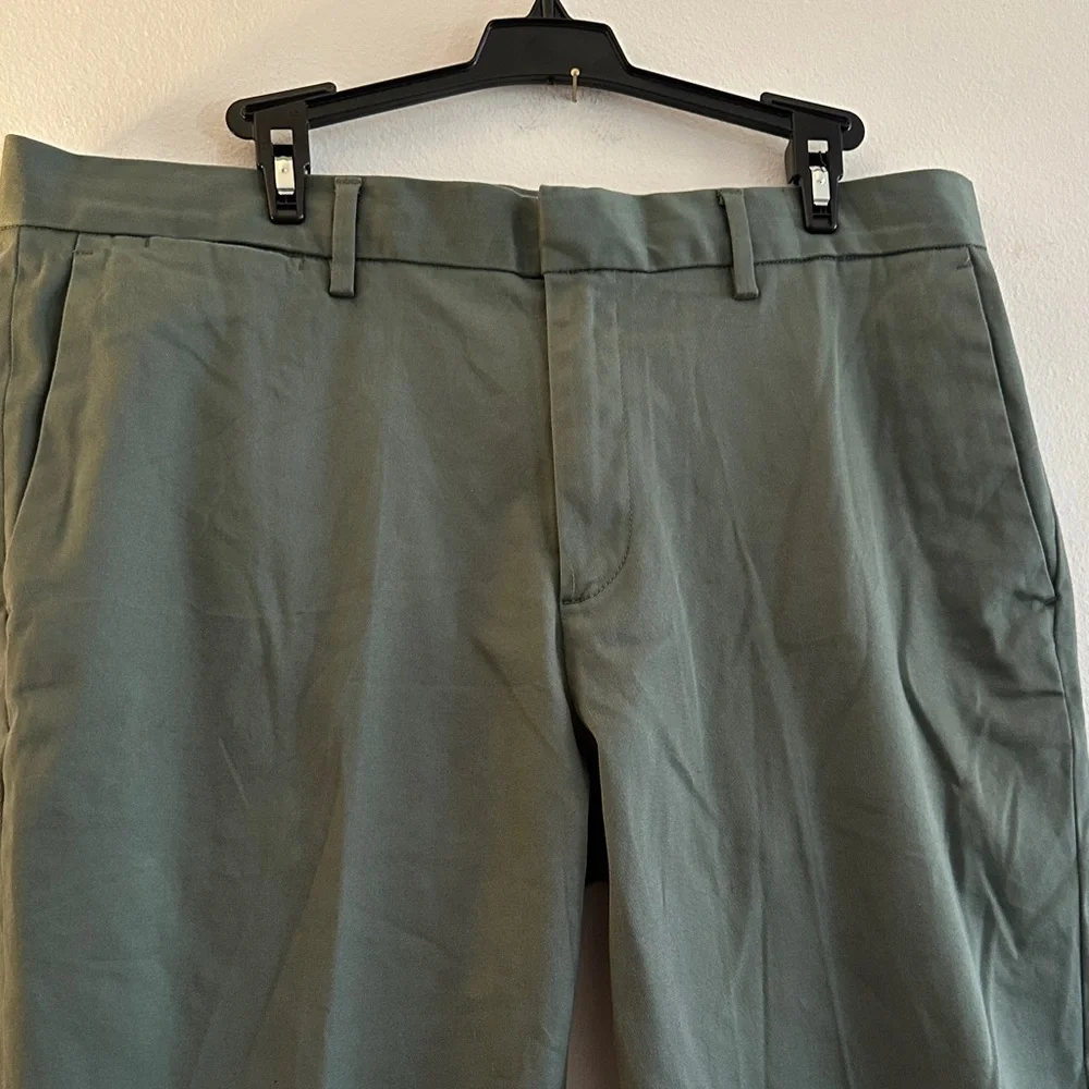 Banana Republic Men's Khakis in Forest Green - Preloved